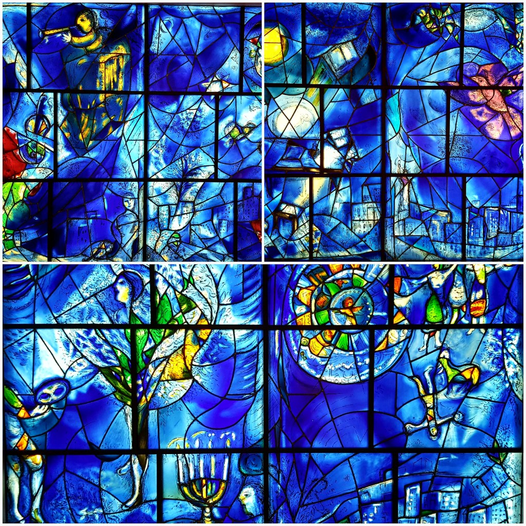 Looking through the Chagall&nbsp;Windows